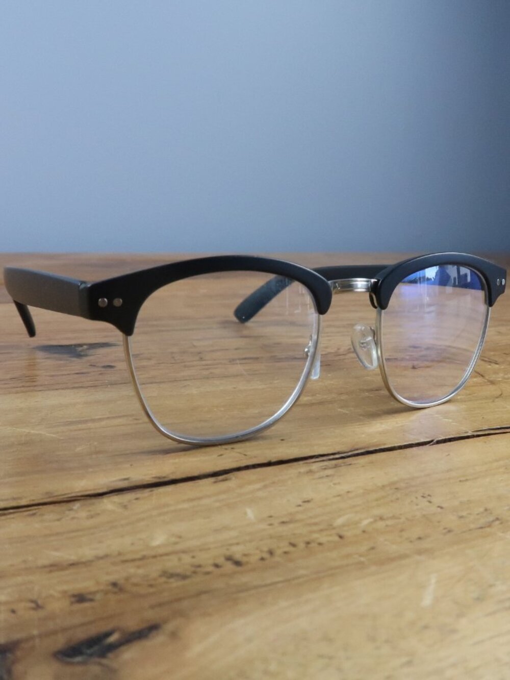 RETRO TRENDY BLACK READER GLASSES +2.50 NWT